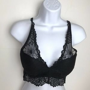 Pink Victoria Secret Lace Push Up Bra